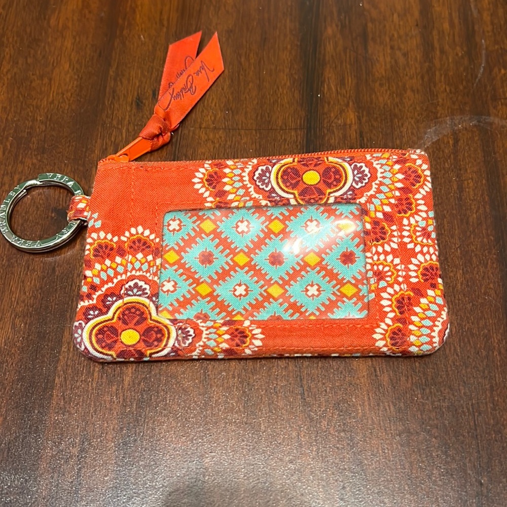Vera Bradley Orange Small Wallet